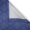 thumbnail image 3 of Ambesonne Damask Kitchen Curtains, Victorian Baroque Ornament, 55"x39", Indigo, 3 of 3