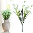 thumbnail image 2 of Artificial Flowers 1 Bundles Artificial Flowers Cemetery Flower Plastic Memorial Bouquet for Hanging Window Box Home Table Centerpieces Decor, 1 Artificial Flower, 2 of 9