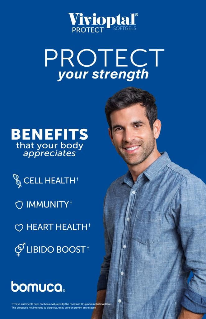 Vivioptal Multivitamins Kids W Berries 250ml + Vivioptal Protect for Men 30 ct + Vivioptal Women 30 Capsules Multivitamin and Multimineral Supplement with CoQ10 & Omega 3 Family Pack!