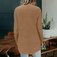 thumbnail image 6 of Cavosen Women's Knit Sweaters Tunic Length Cardigan with Pocket Long Sleeve Stretch Oversized Open Front Outerwear Coats, 6 of 6