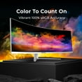 thumbnail image 3 of Deco Gear 49" White Curved Ultrawide Monitor | 5K QHD 5120x1440 120Hz 1ms MPRT, 100% sRGB HDR Adaptive Sync, USB-C 65W KVM, 3 of 8