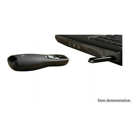 Logitech - R400 Presenter Remote Control - Black