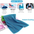 thumbnail image 4 of Deago 4 Packs Cooling Towel for Neck(40"x 12"),Ice Towel,Cool Towel,Soft Breathable Chilly Towel for Yoga,Sport,Gym,Workout,Camping,Running, 4 of 7