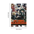 thumbnail image 2 of My Hero Academia Tapestry, Anime Wall Poster Art, Wall Tapestry For Bedroom Living Room Dorm Room, Wall Hanging For Festival Party Events Background Photography Backdrop, 60x40 Inch, 2 of 9