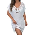 thumbnail image 4 of Paréo de Maillot de Bain pour Femmes Ajouré Maillot de Bain Plage Maillot de Bain Bikini Paréos Robe de Couverture pour Maillots de Bain Femmes Grande Taille Paréo de Maillot de Bain Femmes Paréos pour Femmes Bas Grande Taille, 4 of 8