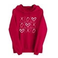 thumbnail image 5 of Elvqul Womens Sweatshirts Plus Size Hoodies Shirts Pullover Long Sleeve Graphic Holiday Valentines Oversized Sweatshirts for Women Casual, 5 of 6
