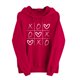 thumbnail image 4 of RKSTN Valentine's Day Hoodie for Women Oversized Valentines Heart Print Drawstring Hooded Sweatshirt Top Womens Casual Solid Plus Size Graphic Printed Loose Comfy Hood Fall Spring Clothes, 4 of 6