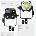 thumbnail image 2 of Iluminación Aputure Storm 80c IP65 80W a todo color con Softbox, 2 of 8