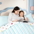 thumbnail image 4 of Erosebridal Line Art Full Size Comforter Sets,Modern Stripes Bedding Comforter Set,Polkadot Reversible,3-Piece,1 Comforter and 2 Pillowcases, 4 of 7