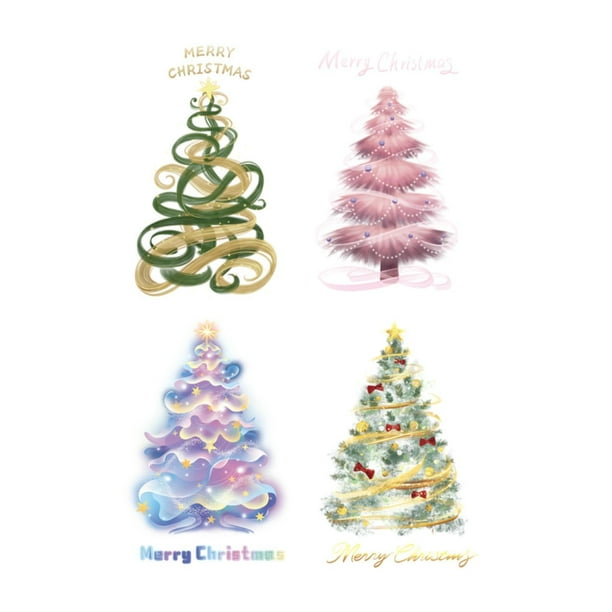 Calcomanía para Ventana BLESIY Decoración de Navidad PVC 14.5 x 22 cm