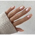 thumbnail image 2 of Uñas postizas cuadradas cortas con acabado cromado rosa Aurora, uñas postizas esmaltadas Sxvme, uñas acrílicas de metal con acabado espejo, uñas postizas metálicas de longitud media, uñas brillantes c, 2 of 9