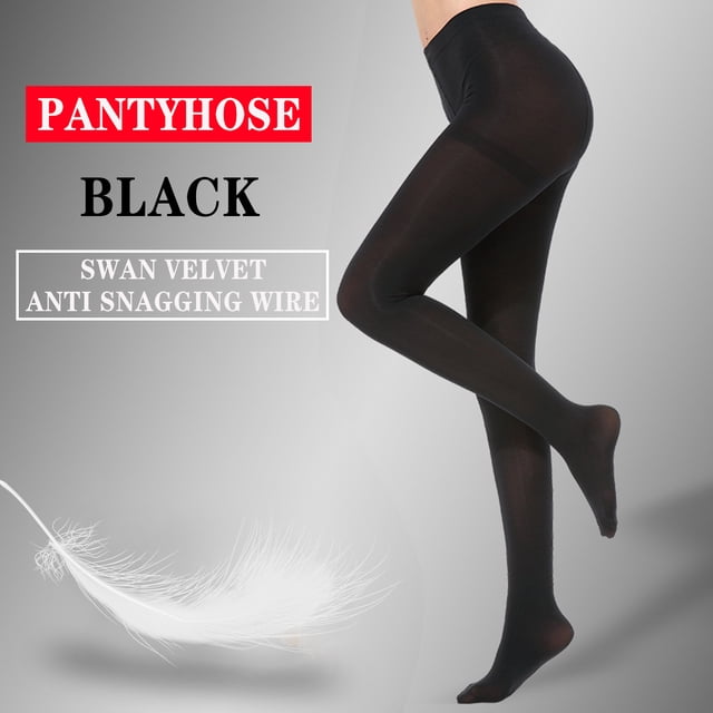 Collants Semi-Opaques pour Filles, Couleur Unie, Collants avec Pieds