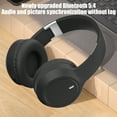 thumbnail image 5 of xjwjuw Bluetooth Headphones Wireless, Noise-Cancelling Stereo Sound, HiFi Foldable Over-Ear Headset, Bluetooth 5.4, HD Call, Music Playback, Comfortable for Travel and Gaming, 5 of 8