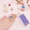thumbnail image 3 of 1Box DIY Wine Glass Charms Making Kits include 10Pcs 10 Colors Transparent Glass Globe Pendants and 15Pcs Brass Wine Rings Mixed Color Glass Globe Pendants: 19.5~25x0.8~16mm Hole: 2mm, 3 of 5