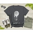 thumbnail image 3 of Black White Hot Air Balloon Art Drawing Flying In The Sky T-shirt Hot Balloon Lover Shirt For Men Women Kids Boys Girls Teens Gift Tshirt, 3 of 8