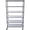 Black, variant on 6 Tiers Shelving Unit, Metal Adjustable Storage Rack With Wheels, Storage Organizer With Shelf Liners, Wire Shelving Unit For Home Garage Basement Shed Laundry Room