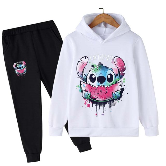 Ropa de punto para niños, traje para niños, suéter cálido, sudaderas con capucha para niñas, pulóver, sudadera, pantalón, chándal de invierno y primavera para niñas y niños, ropa deportiva de 120CM Gao Jinjia LED