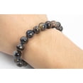 thumbnail image 3 of Natural Pietersite 8mm round Shape Smooth Cut Beads Stretchable Bracelet for Men & Women., 3 of 3
