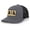 Charcoal/Black, variant on Canine Collection Three Labs Labrador Retriever Mens Embroidered Mesh Back Trucker Hat, Khaki/Brown