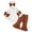 A-G Brown, variant on CAICJ98 Newborn Baby Girl Clothes Cute Bow Long Sleeve Romper Flare Pants Set with Headband Fall Winter Outfits,Size 6-9 Months