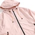 thumbnail image 3 of Pisexur Veste à Capuchon de Protection Solaire UPF 50+ pour Homme, Légère, Respirante, Séchage Rapide, Couleur Unie, Fermeture Éclair, Haut d'Extérieur pour Pêche, Randonnée, Plage, Été, Tenue Décontractée, Rose, 2TG, 3 of 4