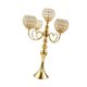 thumbnail image 1 of Candelabro, centro de mesa, candelabro para lamparilla, adorno, candelabro de Metal, candelabro para boda, decoración del hogar Oro, 1 of 9