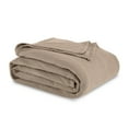 thumbnail image 2 of Soft All-Season Microfleece Bed Blanket – Lightweight Cozy Throw – Full/Queen Size – Nutmeg, 2 of 4