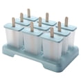 thumbnail image 1 of Large Capacity Summer Homemade Plastic Stick Nine Grid Ice Integrated Ice Silicone Molds Stackable Easy Release Ice Cube Mold for Chilled Cocktails, Whiskey, Bourbon & Homemade Juice Black, 1 of 3