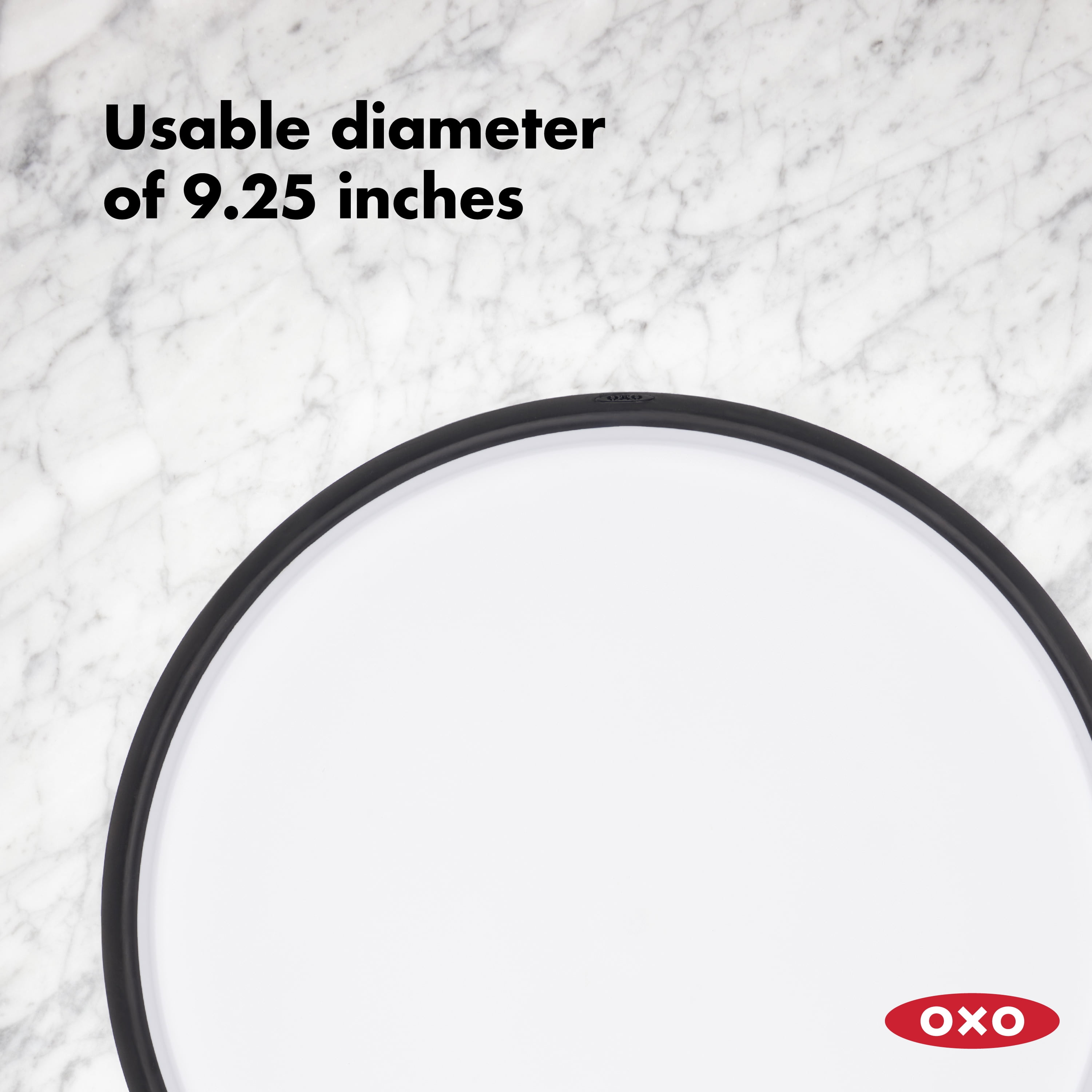OXO 11-In Round Lazy Susan Turntable, White