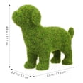 thumbnail image 5 of LOLIPPYY 1Pc European Style Dog Figurine Outdoor Decor with Yarn Flocking, Cute Pet Ornament for Garden or Home, 5 of 7