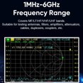 thumbnail image 4 of Antenna Analyzer, 1MHz To 6GHz Portable  Analyzer Metal Casing with TDR Function for Attenuator, 4 of 7