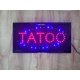 thumbnail image 1 of Las luces de neón de la muestra de Tatoo llevaron a los clientes animados la muestra atractiva con la cadena de la caída, 1 of 1