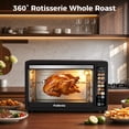 thumbnail image 3 of Patbrela 35 QT Super-Large Digita Toaster Oven Air Fryer, 360° Rotisserie Whole Roast,12 One-Touch&nbsp;, 3 of 8