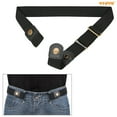 thumbnail image 5 of WHIPPY No Buckle Elastic Belt for Men, Nylon Stretch Buckle Free Belt for Jeans Pants, 5 of 10