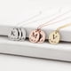 thumbnail image 1 of DIY Tiny Gold Initial Necklace Oro Plata Letra Collar Iniciales Nombre Colgante Joyería de moda Fabricación de acero inoxidable Placa de identificación personalizada para mujeres Mamá Regalo Gargantil, 1 of 3
