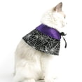thumbnail image 6 of Leeye Halloween Pet Witch Set, Spider Web Hat and Cape for Cats Dogs Small Medium Pets Party Cosplay, Size L, 0.09 lb, 6 of 6
