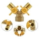 thumbnail image 5 of Tubo de Gas de 2 Vías Sunnimix Conector de Y Pieza Joiner Adaptador Válvula de manguera de gas, 5 of 8