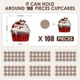 thumbnail image 3 of Juego de 6 expositores de mesa de postre, acrílico transparente, con 3 bandejas de postre, platos de bufé, para repostería, alimentos, frutas, dulces para bodas, fiestas de cumpleaños, 3 of 7