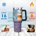 thumbnail image 4 of Happy Halloween 40 oz Coffee Tumbler with Handle Stainless Steel Travel Cups Decorative Cafe Tumblers for Home Office Supplies Camping Outdoor, 4 of 7