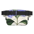 thumbnail image 3 of Fotbe Vintage Flower Cangurera Cuadrada con Estampado de Doble Capa, Bolsa de Cintura Ajustable Mini para Hombres y Mujeres, 3 of 9