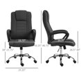 thumbnail image 2 of Adjustable Charcoal Grey Office Chair - High Back Computer Desk Chair with Swivel & Tilt - Ergonomic Task Chair for Home & Office Use - 24.5" x 24.5", 2 of 7