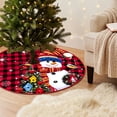 thumbnail image 5 of Yeciiwht 35.4in Christmas Tree Skirt – Soft Christmas Tree Collar with Reindeer & Snowflake Patterns, Festive Holiday Decor for Home & Party, 5 of 6