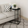 thumbnail image 4 of Furinno CAMNUS Engineered Wood Living Sofa Side Table in Americano Black, 4 of 7
