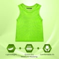 thumbnail image 2 of (6 pack) Vizari Mesh Sports Pinnies- Youth Scrimmage Vests for Soccer, Hockey, Basketball & Football, 2 of 7