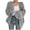 Grey_001, variant on SUXIAN Lightweight Cardigan Balloon Sleeve Jacket Spring Autumn Small Shirt Loose Solid Sweater Cardigan for Women