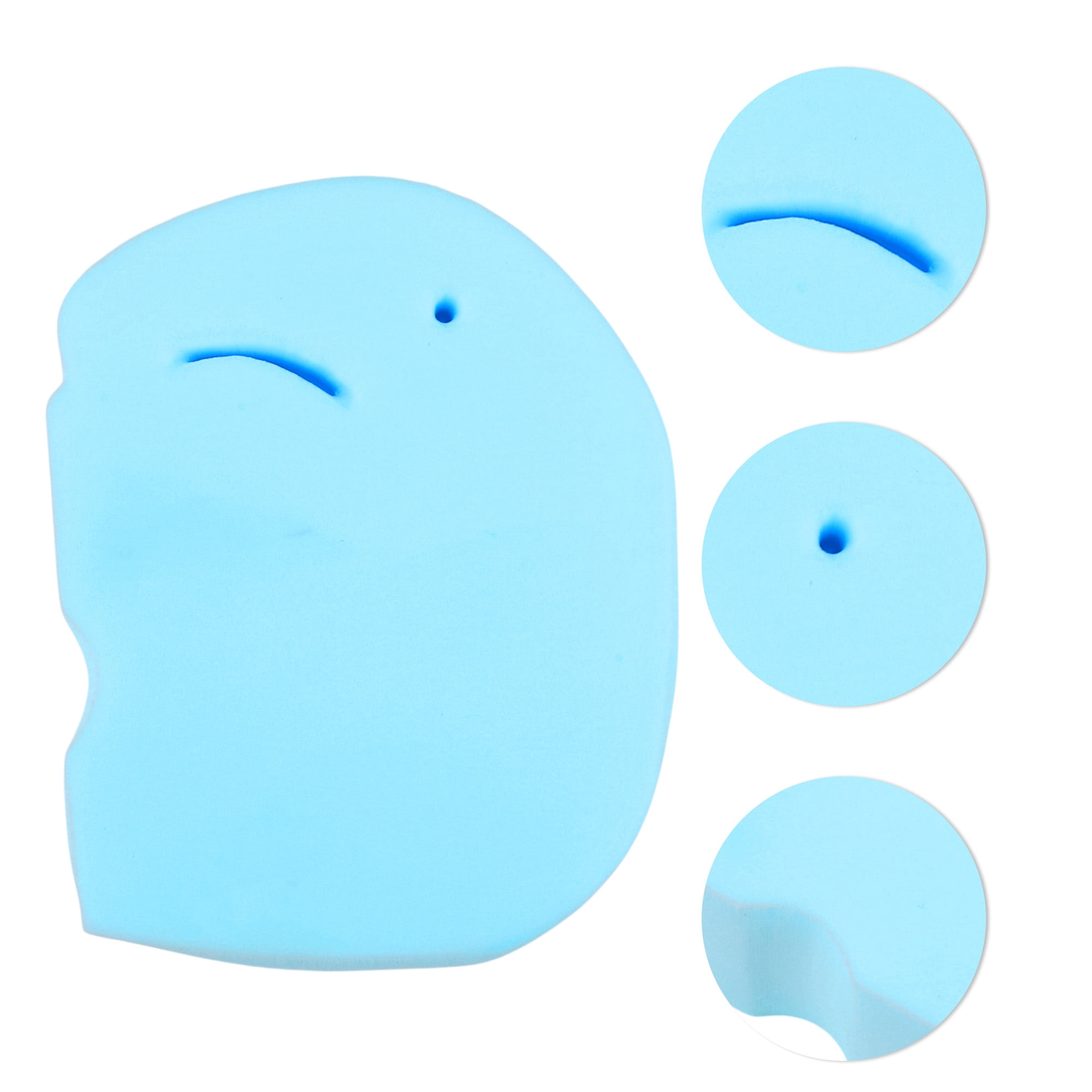 Unique Bargains Elephant Shape Bath Sponge Body Scrubber 1 Pc Blue