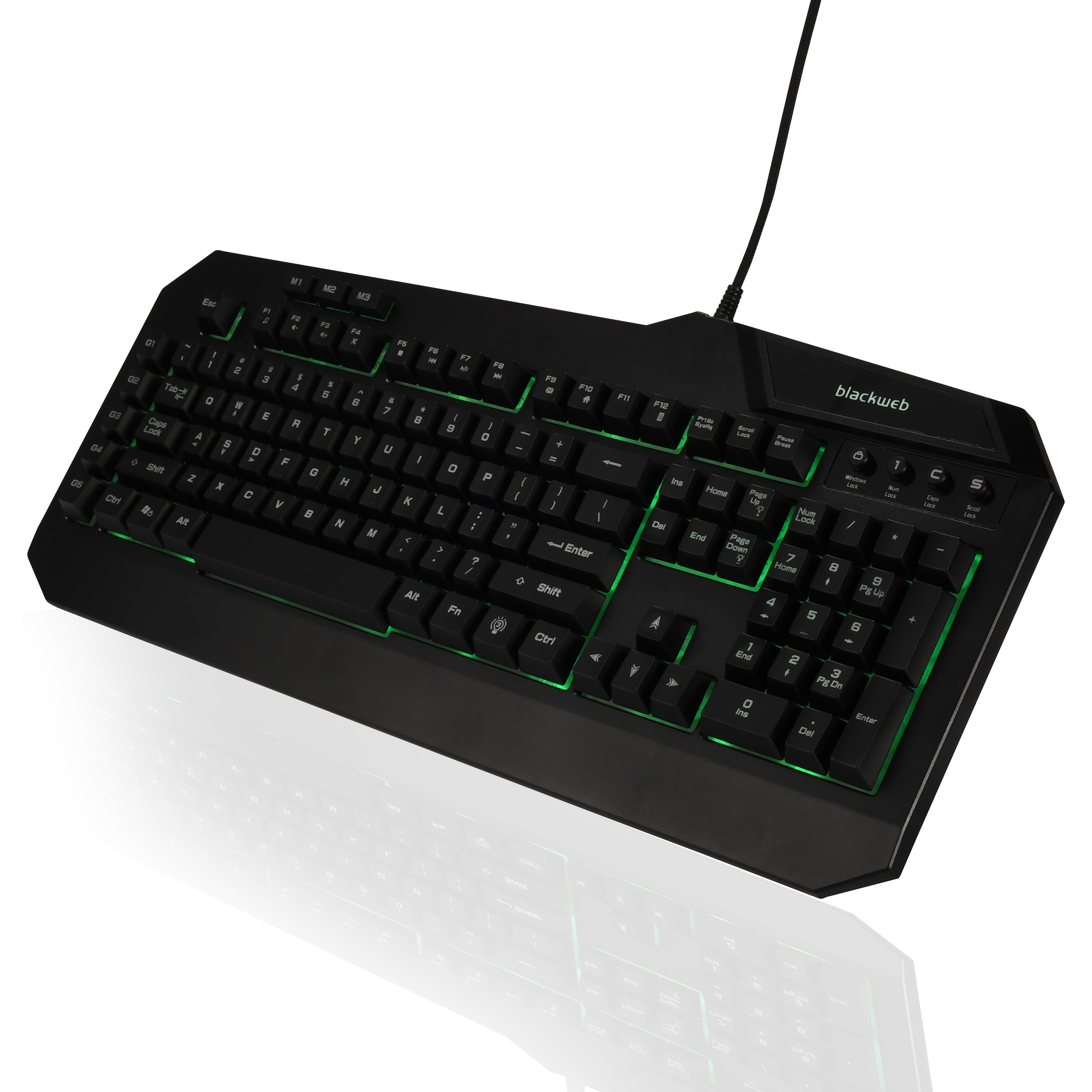 blackweb customizable pc gaming keyboard