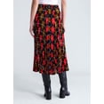 thumbnail image 4 of Free Assembly Women's and Women's Plus Sunburst Pleat Argyle Maxi Skirt, Sizes XS-4X, 4 of 6