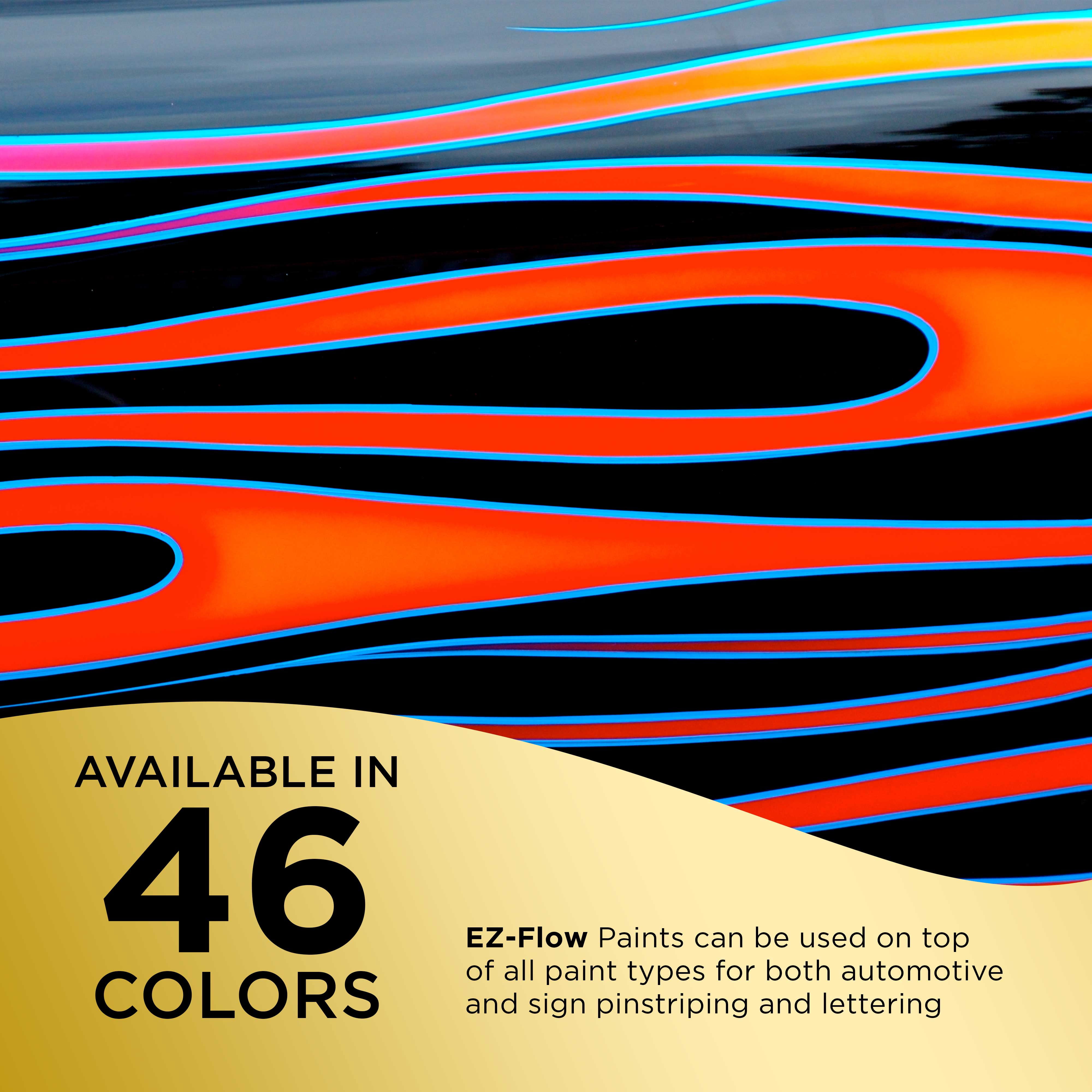Custom Shop 23K Gold - Ez-Flow Striping & Lettering Enamel, 1/4 Pint