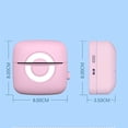 thumbnail image 3 of AMERTEER Mini Pocket Printer Thermal Printer For Smart Phone Portable Thermal Printer For Pictures And Retro-Style Photos Inkless Printer Gift For Travel Study Home Office  C9 Pink, 3 of 8